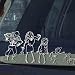 Gama-Go Zombie Family Car Vinyl Sticker Decals