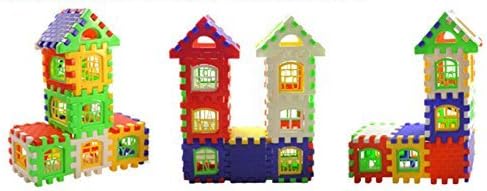 24 Pcs Plastic Children Kid Puzzle Creative Educational Building Blocks Brick Toy