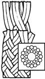 WELLINGTON SUPER GOLD BRAID 5/8'' DIAMETERSize: 600' Spool