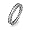 Eve's Addiction Sterling Silver Baguette Cut Cubic Zirconia Anniversary Band, 5