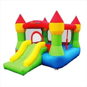  Bounceland Castle W/Hoop Inflatable Bounce House Bouncer