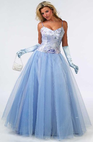 Misty Shades of Periwinkle Lilac and Blue Combine in This Beautiful Ballgown of Iridescent Taffeta, Tulle and Lace. (Lor7712)