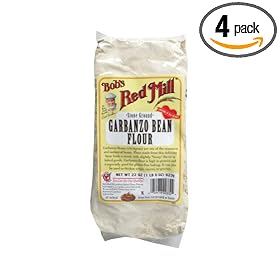 Bob's Red Mill Flour Garbanzo Bean, 22-ounces (Pack of4)