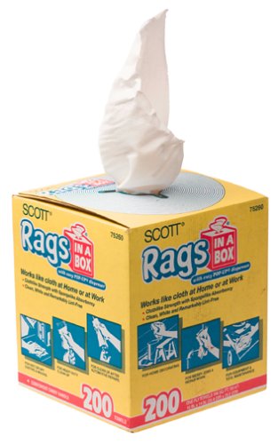 Scott Paper 75260 10-by-13-Inch Rags-in-a-Box