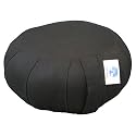Meditation Cushion, Support Cushion - Zafu (Kapok) Zen Black