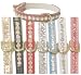 Kitchen & Housewares : Dog/Puppy Fancy Rhinestone Beverly Collar  Pink 10