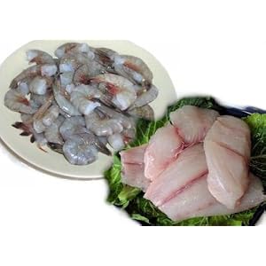2 lbs. Red Snapper and 2 lbs. Jumbo Shrimp by Charleston Seafood