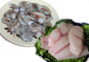 2 lbs. Red Snapper and 2 lbs. Jumbo Shrimp by Charleston Seafood