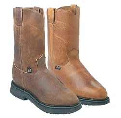 Justin Genuine Pull--on Work Boots