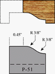 LRH P-51 Pair of Insert Plugs for Magic Molder