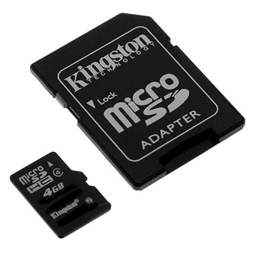 High Speed Kingston Class 4 SDHC microSD Memory Card with SD Adapter 4GB for Blackberry Curve 8300 8330 8800 8830 Pearl 8130 8120 Nokia N95 N81 6500 slide HTC Wing T Mobile 8925 Shadow TyTN ll Touch P3450 AT&T Tilt 8925 LG CU515 CU575 LX570 VX8550 VX9900 Vu CU920 CU915 Glimmer AX 830 Shine CU720 Venus VX 8800 Voyager VX 10000 Rumor Scoop UX 260 Palm Centro 690 685 Samsung A737 A736 U700 Blackjack II SGH i617 Gleam i760 Sharp Sidekick LX Motorola SideKick Slide Z9 ROKR E8 U9 Z6c World Edition