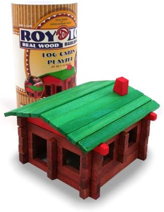 Roy Toy Real Wood Building Set