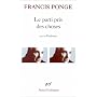 Le parti pris des choses