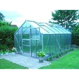 Premium 9x14.5 Foot Aluminum Greenhouse - Green by Juliana Greenhouses