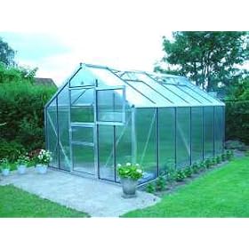 Premium 9x14.5 Foot Aluminum Greenhouse - Green by Greenhouse Supplies