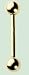 Titanium Gold Barbell 14gauge by 5/8inch
