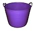 Kitchen & Housewares : 40 Litre "Rhino" Flexi Tub - Purple
