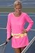 Long Sleeve Pink Tennis Top