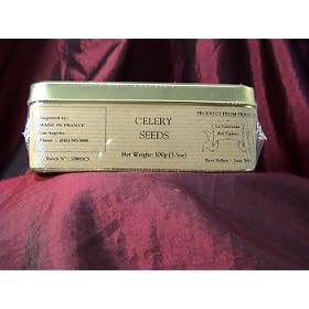 Celery Seeds in 3.5 Ounce Tin by Blessac