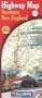 Northern New England Street Map: Main, New Hampshire, Vermont