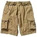 Kid's Khaki Vintage Paratrooper Cargo Shorts