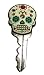 Cream Sugar Skull Keycap Keychain By Lougefly