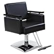 "Garland" Black European Styling Chair with Square Base
