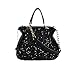 Korean Style Women's Black With Glitter Sequins Shoulder Bag Handbag