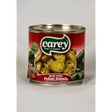 Pickled Jalapenos Whole Mexican Spicy Chile Gourmet Food Mexico Salsa Can Pepper Hot Mild... by Productos Carey, S.A. DE C.V.