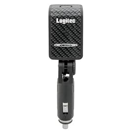 Logitec MP3/WMA対応 FMトランスミッター(リモコン付) カーボン調 LAT-FM301UCA