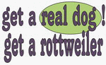 get a real dog! Get a rottweiler Apron