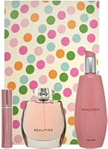 Realities by Realities Cosmetics for Women 3 Piece Set Includes: 3.4 oz Eau de Parfum Spray + 0.5 oz Perfume Gel in Travel Pump + 6.7 oz Body Lotion