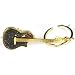 Harmony Jewelry Ovation Roundback Acoustic Guitar Keychain - Black