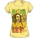Bob Marley - Sun Is Shining Womens T-Shirt in Banana