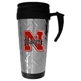 Nebraska Cornhuskers Diamond Plate Travel Mug