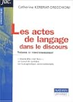 Actes de langage dans discours
