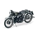 Diecast Model Vincent HRD Series C Black Shadow (1950) (1:12 scale) in Black