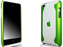 iPod Touch 4, 4G Hard Case "Flux" Gr&uuml;n und Wei&szlig; H&uuml;lle Taschen und Free Screen Guard