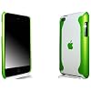 Novo iPod Touch 4, 4G Hard Case "Flux" Gr�n und Wei� H�lle Taschen und Free Screen Guard