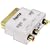 Hama Scart-Adapter S-VHS/3x Cinch - Scart, mit Schalter IN/OUT