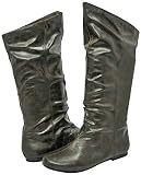 Qupid Neo-35 Brown Distress Pu Women Boot