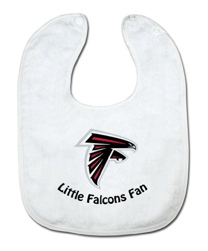 NFL Atlanta Falcons White Snap Bib with Team Logo
