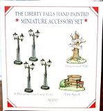 Liberty Falls Five Piece Accessory Set Cow Flagpole & Benches AH52