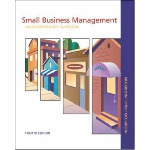 Small Business Management: Solutions Manual with CD Business Plan ... Small Business Management: Solutions Manual with CD Business Plan ...
