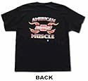 Chevrolet AMERICAN MUSCLE Flaming Logo Men's Tee Shirt in 12 colors Small thru 6XL