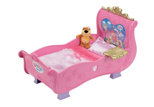 Childrens Toyshop  Third Party New : Zapf Creation 802137 Baby Born Magic Bed