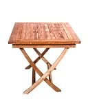 Teak Furniture Gallery TGT102 Bali Folding Dining Table, 31.5 Inch