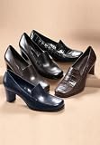 Leather Loafer Pump
