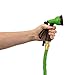Gen8 Products Expandable Garden Hose with Solid Brass Ends and 8 Position Spray Nozzle, 3/4-Inch x 50 Feet