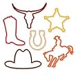 Silly Bandz Wild West - 24 Pack